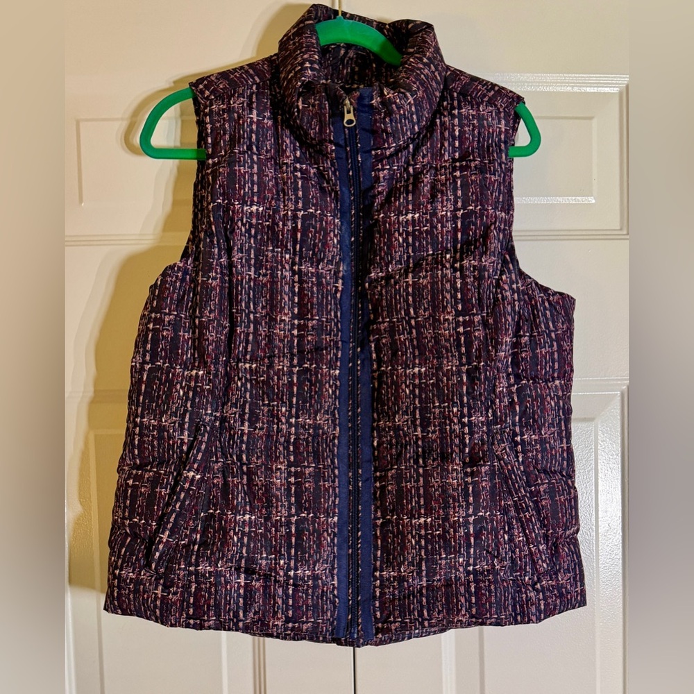 Lands End Quilted Vest Size 1
